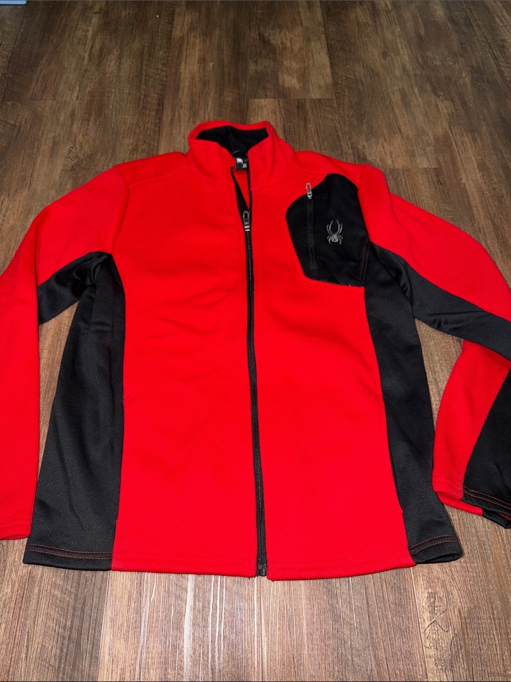 Spyder Men Bandit Fz Stryke Fleece Full Zip Jacket size M EUC